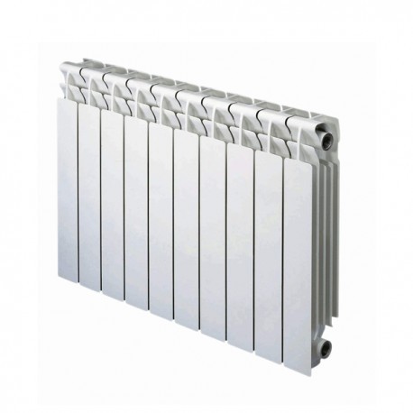 Elemento de radiador de aluminio 450 (Entre ejes 350) Color blanco. Xian