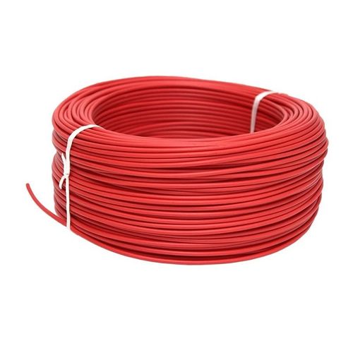Cable eléctrico unifilar libre halógenos 1,5mm. Color rojo